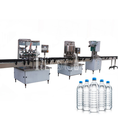 2000BPH automatische Zuivere het Water Bottelmachine van 2L, de Vullercapsuleermachine van Flessenrinser