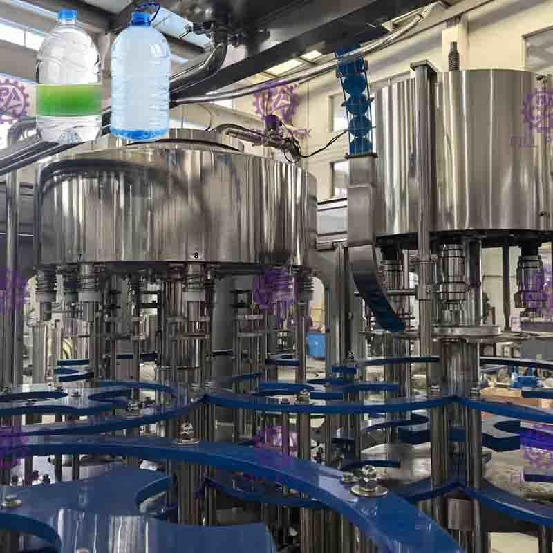 3L / 5L/10L-Mineraalwater Plastic Fles 2 in 1 Was het Vullen het Afdekken Materiaal/Installatie/Machine/Systeem/Lijn