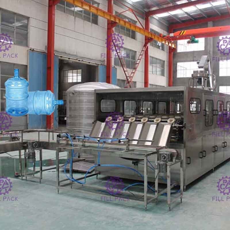 Automatische 900BPH 5 Gallonwater het Vullen Machine met Nanfang-Pomp 6 Lijnen typen