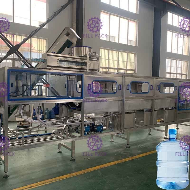 Automatische 3 in 1 Water het Vullen Machine met 5 Gallon Plastic Fles