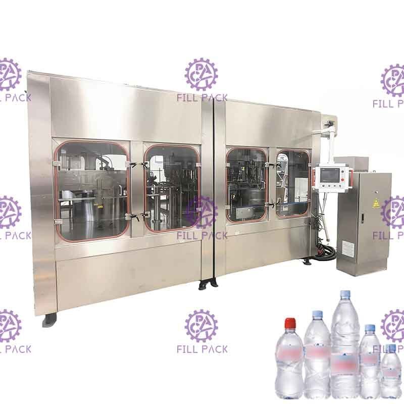 Zuiver het Drinken Water 3 van de HUISDIERENfles in 1 Monoblock-de Capsuleermachinemateriaal/Installatie/Machine/Systeem/Lijn van de Wasmachinevuller