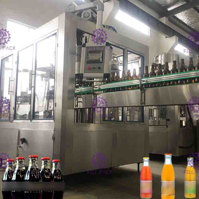 10000BPH 32 koppen flessenvulmachine voor combinatietype kroondoek