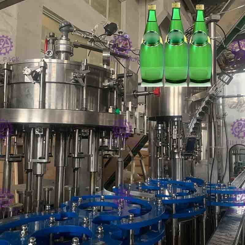12000BPH Ringstype van de flessenvullenmachine Vloeibare Cilinderplc Controle