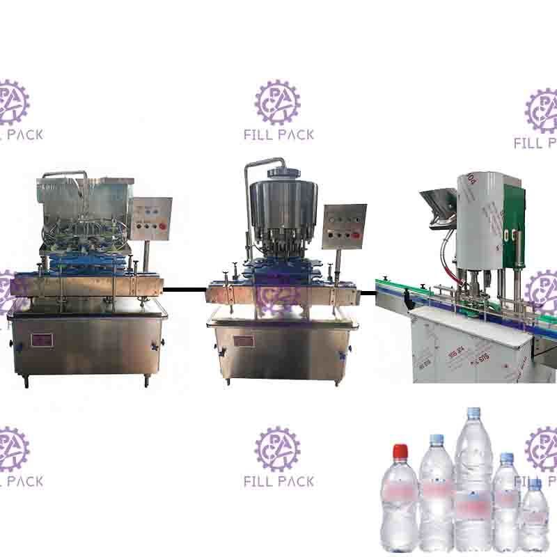 Zuiver het Drinken Water 3 van de HUISDIERENfles in 1 Monoblock-Productiemateriaal/Installatie/Machine/Systeem/Lijn