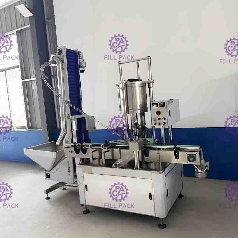 4//Capsuleermachinemachine de Schroeffles die van het hoofden Automatische HUISDIER verzegelen afdekken