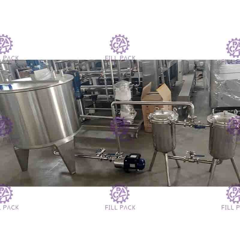 De Gemengde Op smaak gebrachte Lychee van de drankthee 3000L/H Juice Preparation Equipment Plant System