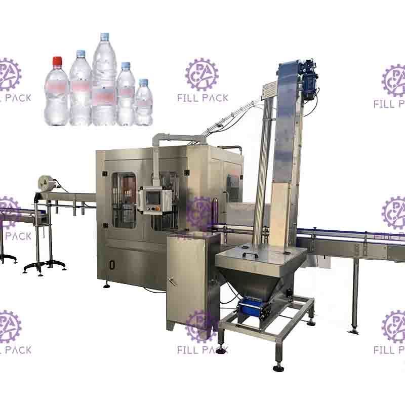 Steriele Hoge Veiligheidswater het Vullen Machine0.5l Plastic Fles Monoblock Aseptische 0.5MPA