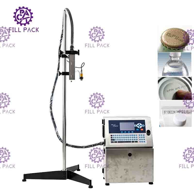 Hoog snelheids-PET-flessen Inkjetprinter Olie-inktprinter/drukmachine/apparatuur/lijn/eenheid voor codering van batch-logo's en -datums