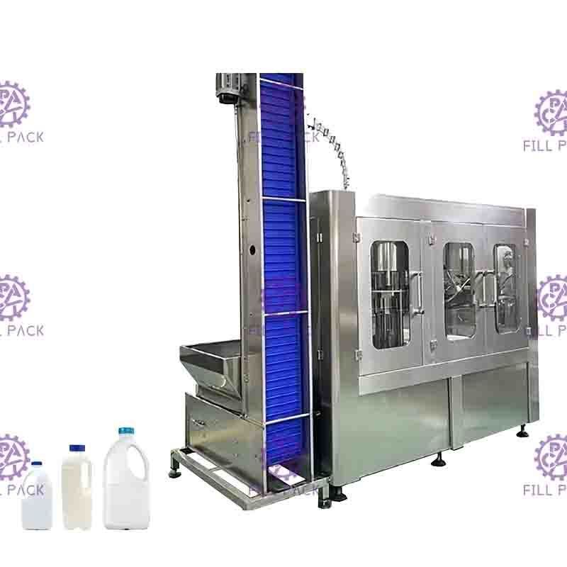 Automatisch monoblock6000bph Fles Integraal 3 in-1washing-in:dienen-afdekt Melk het Vullen Machine/apparaat
