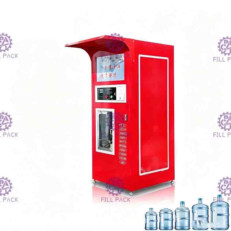 Muntstuk en Bill Purified Water Bottle Vending-Machine 10L/Min 550W 0.5MPA