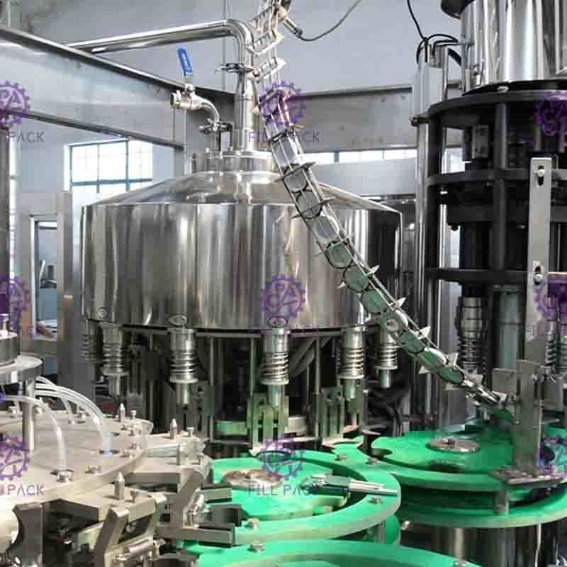 4.2Kw volledige Automatisch niet - de Drank van het Gassap het Vullen Machine voor Glasfles