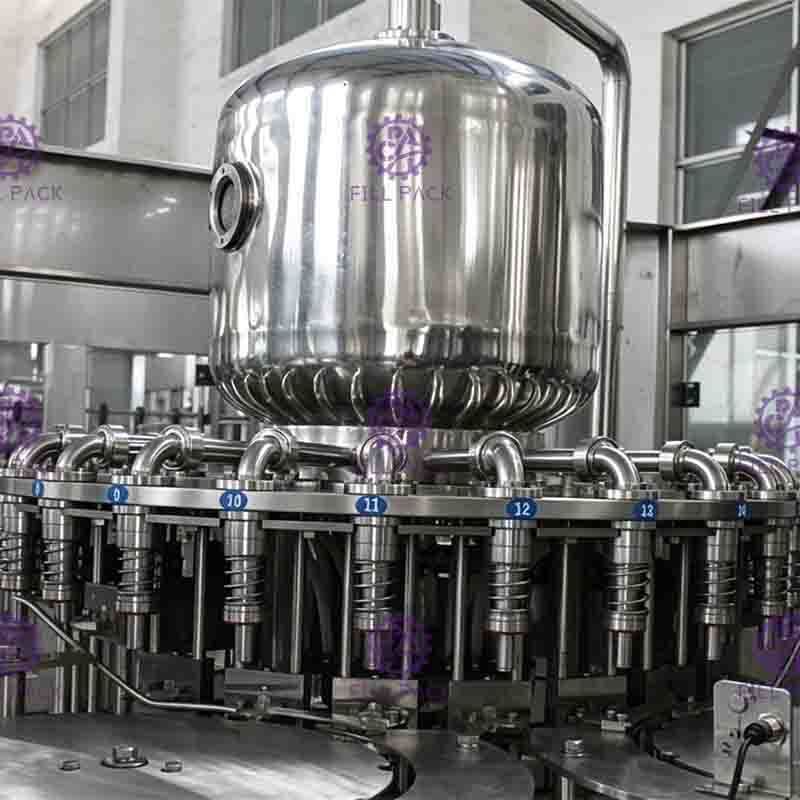 0.4Mpa 8000BPH Heet Vullend Oranje Juice Machine For Glass Jars met Draai van Kappen