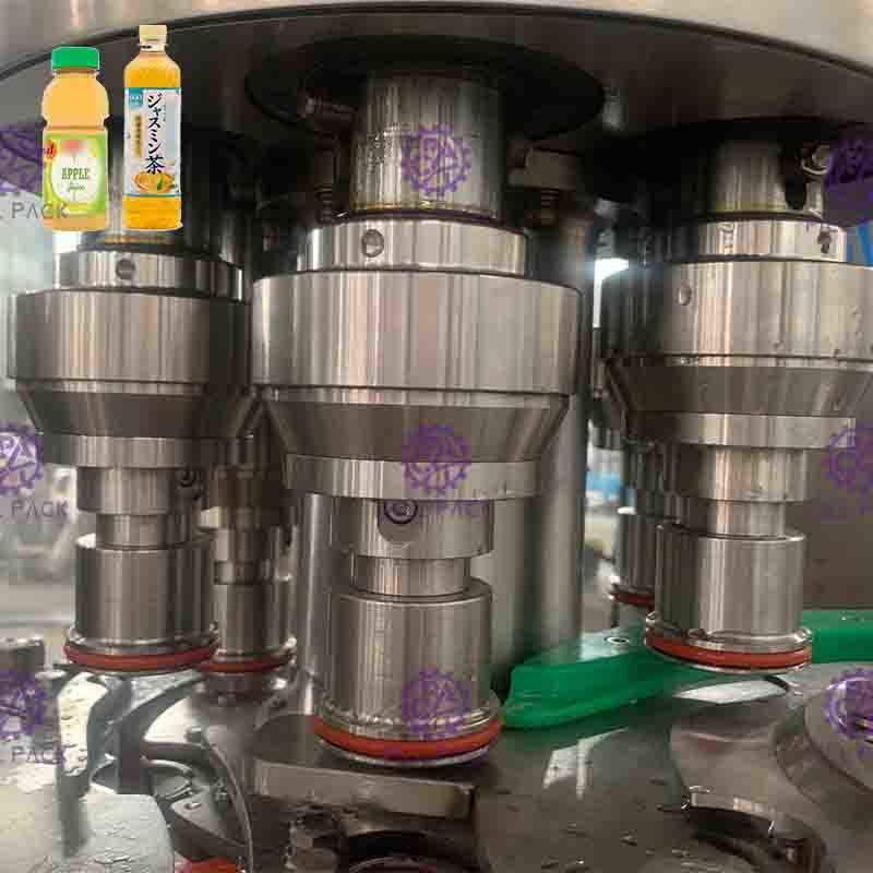 PLC van het Fruitjuice filling machine van SUS304 6000bph Controle Normale Druk